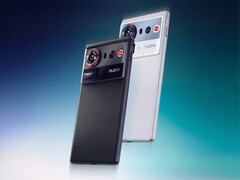 O Nubia Z80 Ultra em suas duas cores de lançamento global.