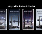 Os quatro novos modelos da série Anycubic Kobra 2 variam em velocidade e volume de construção (Fonte da imagem: Anycubic)