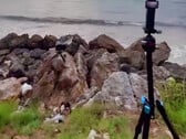Uma suposta foto do DJI Pocket 3 em ação. (Fonte da imagem: @Quadro_News)