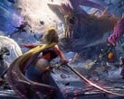 Arte principal de Dissidia Duellum Final Fantasy com vários personagens de Final Fantasy.