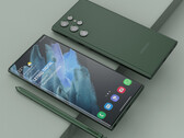 O Galaxy S22 Ultra deve chegar em várias cores. (Fonte de imagem: LetsGoDigital)