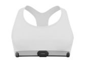 O monitor de frequência cardíaca Garmin HRM-Fit se prende a um sutiã esportivo (Fonte da imagem: Garmin)