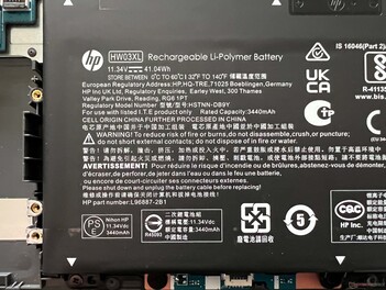 Informações sobre a bateria