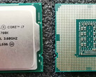 O Intel Core i7-11700K foi mostrado para rastrear o AMD Ryzen 7 5800X em uma revisão antecipada. (Fonte de imagem: PCGamesHardware Forums)
