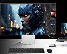 O LG UltraFine 6K 32U990A apresenta um painel quase sem bordas em uma caixa elegante. (Fonte da imagem: LG)
