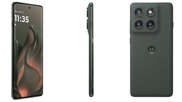 O Motorola Edge 2025 tem mais câmeras do que seu antecessor, portanto, uma ilha de câmeras maior. (Fonte da imagem: Evan Blass)