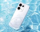 O Oppo Reno16 Pro tem uma parte traseira com uma decoração impressionante.
