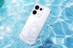 O Oppo Reno16 Pro tem uma parte traseira com uma decoração impressionante.