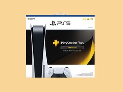 O PS5 com um pacote PS Plus Premium de 24 meses custa normalmente US$ 749,99, mas pode ser adquirido por US$ 579,99 na GameStop. (Fonte da imagem: GameStop, editado)