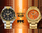 O Seiko HDB011J8 (à esquerda), ao lado do HDB012J8 (à direita). Ambos foram produzidos em quantidades limitadas.