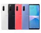 O Sony Xperia 10 III Lite estará disponível em quatro cores diferentes: Branco, Preto, Rosa e Azul (Imagem: Sony)