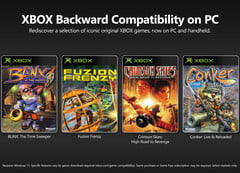 A compatibilidade retroativa do Xbox para PC permite que jogos clássicos do console Xbox sejam executados oficialmente no Windows.