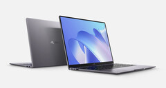 O Huawei MateBook 14 2021 é a imagem cuspida de seu predecessor. (Fonte da imagem: Huawei)