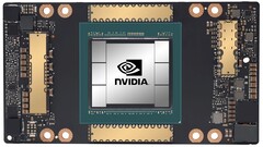 Nvidia Hopper GH100 poderia ser muito maior do que GA100, que é atualmente o maior molde de 7 nm. (Na foto: GPU Nvidia Ampere GA100)