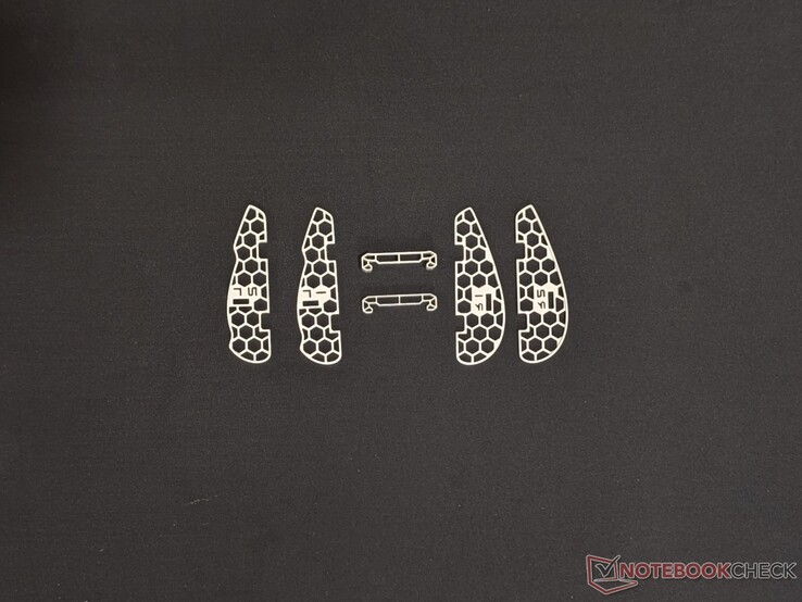 Todos os seis espaçadores estão incluídos no pacote.