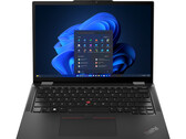 O ThinkPad X13 2-in-1 Gen 5 pesará apenas 1,2 kg quando configurado com uma bateria de 41 Wh e uma tampa superior preta. (Fonte da imagem: Lenovo)