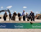 Bill Gates na cerimônia de inauguração do reator Natrium refrigerado a sódio da TerraPower em Kemmerer, Wyoming. (Fonte: Blog de Bill Gates)