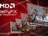 A AMD está planejando lançar o FidelityFX Super Resolution 3 para os primeiros jogos suportados no início do outono. (Fonte da imagem: AMD)