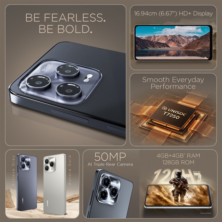 Principais recursos do smartphone Lava Bold N2 Pro