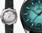O Omega Seamaster Aqua Terra 150M vem com construção antimagnética, fundo de caixa transparente, coroa rosqueada e complicação de data. (Fonte da imagem: Omega)