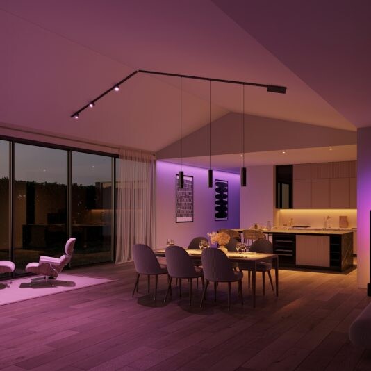 As luzes de trilho Philips Hue Perifo. (Fonte da imagem: Philips Hue)