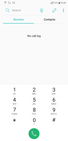 Dialer UI