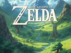 Banner do jogo “The Legend of Zelda” exibido