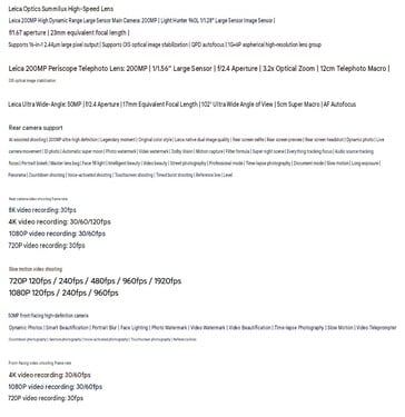 Especificações da câmera do Xiaomi 18 Pro e do 18 Pro Max
