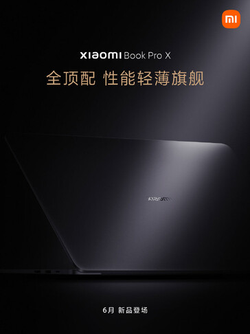 Mi Book Pro X design. (Fonte da imagem: Xiaomi)