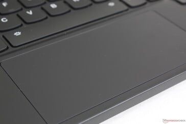 O clickpad é menor do que na maioria dos outros laptops