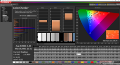 ColorChecker após a calibração