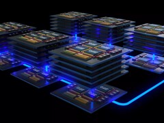 Imagem artística do sistema de fundição da Intel projetado para IA. (Fonte da imagem: Intel)