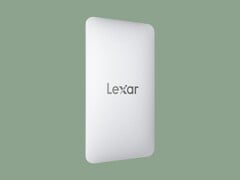 O SSD Lexar Muse tem apenas 0,15 pol. de espessura em seu ponto mais fino.