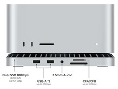 O novo dock TB5 foi criado para o Apple Studio (Fonte da imagem: RayCue)