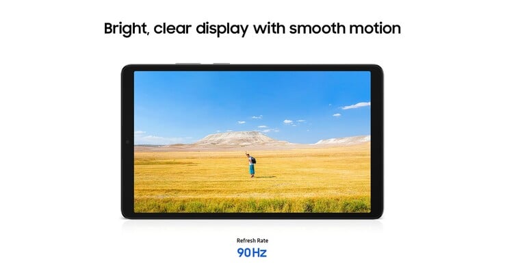 Tela do Tab A11. (Fonte da imagem: Samsung)