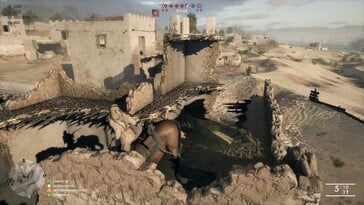 A gradação de cores no BF1 também é de primeira linha, e o senhor percebe isso imediatamente ao alternar entre os dois jogos.