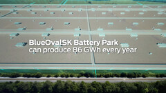 A Ford tem grandes ambições de fábrica de baterias nos EUA (imagem: Blue Oval SK/YouTube)
