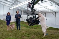 Para obter a estética distinta do programa, inspirada nos anos 70, os corpos das câmeras foram combinados com lentes anamórficas Panavision C Series. (Fonte da imagem: Apple TV+)