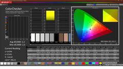 CalMAN: ColorChecker (calibrado)