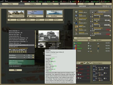 Na imagem: uma captura de tela do jogo “Darkest Hour: A Hearts of Iron Game”.
