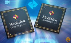 A MediaTek lançou dois novos SoCs móveis: o Dimensity 8100 e o Dimensity 8000 (imagem via MediaTek)