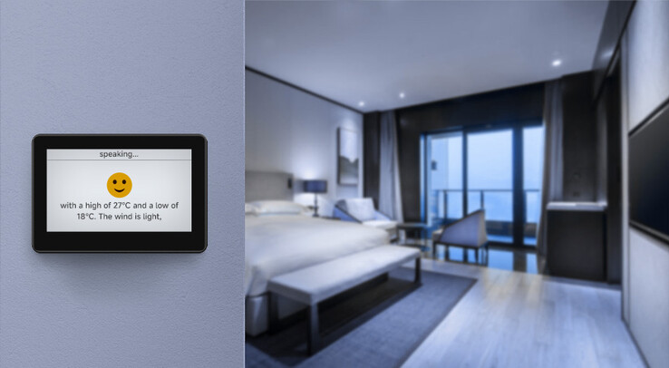 Há suporte para entradas de voz