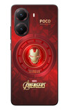 O Xiaomi Poco X7 Pro na cor vermelha Iron Man Edition (Fonte da imagem: Xiaomi)