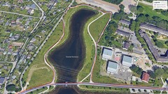 Teste de GPS: circunavegação do lago