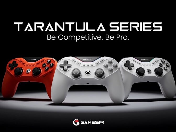 GameSir anuncia três novos controles Tarantula para Xbox e PC