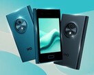 O HMD Touch 4G está disponível nas cores ciano e azul escuro. (Fonte da imagem: HMD)