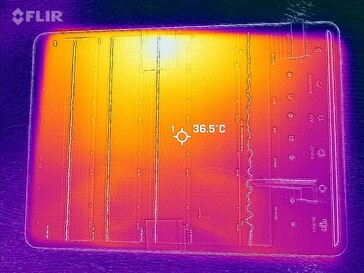 Temperaturas da superfície: Topo