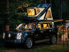 O conceito de SUV Enjoy G9 com barraca retrátil no teto