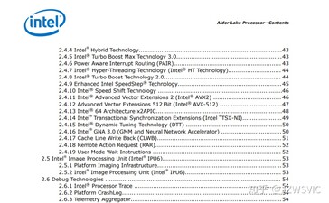 O novo vazamento parece delinear a Tecnologia Híbrida para o Alder Lake-S. (Fonte: JZWSVIC via VideoCardz)