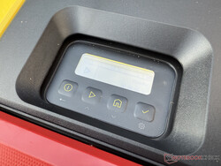 Unidade de controle RCX 6 com visor ligado (!)